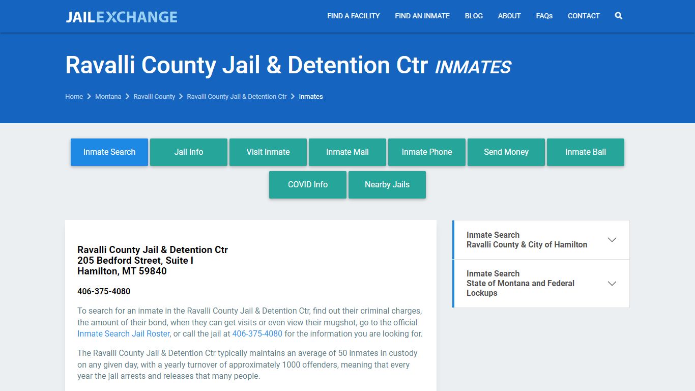 Ravalli County Jail Inmates | Arrests | Mugshots | MT